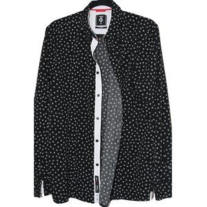 Fried-Denim Dress Shirt for Men